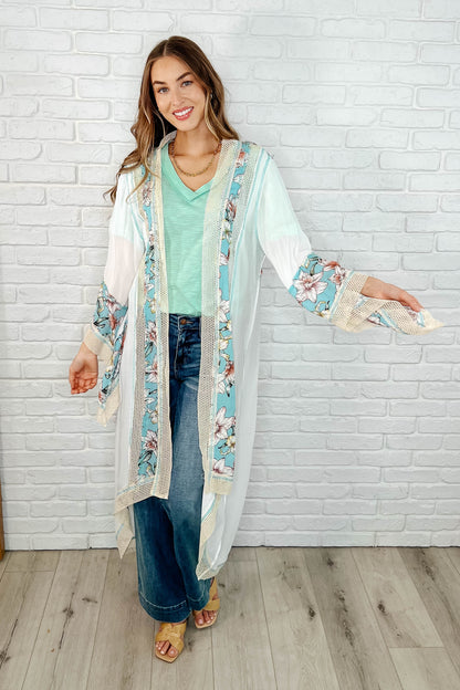 POL • Bohemian • Always Flowing • Open Front • High Low Cardigan