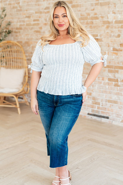 Andree By Unit  • 100% Cotton  • Anticipating More Smocked Blouse