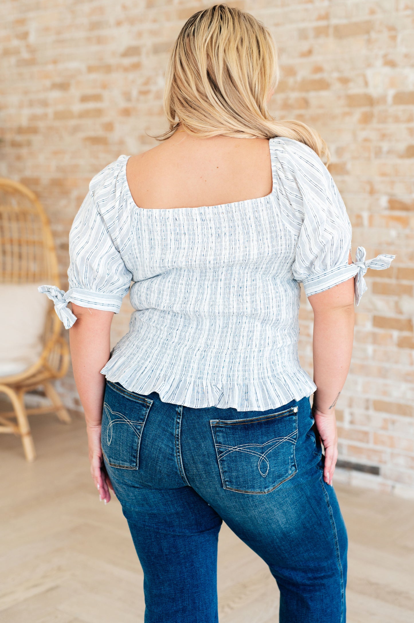Andree By Unit  • 100% Cotton  • Anticipating More Smocked Blouse