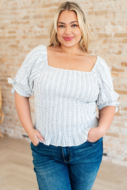 Andree By Unit  • 100% Cotton  • Anticipating More Smocked Blouse