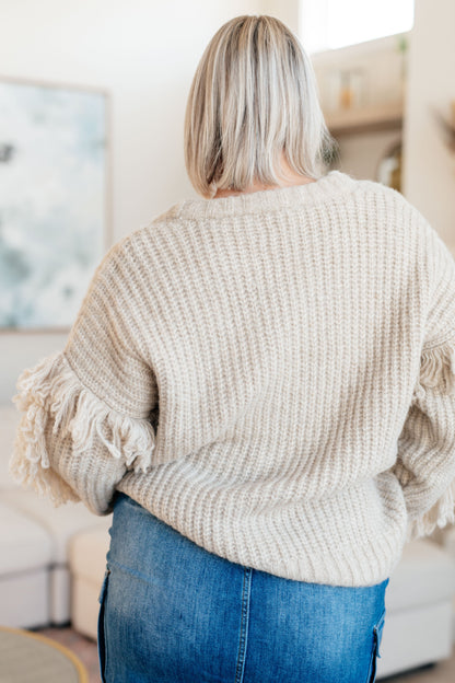 Haptics • Ask Me About It • Fringe Cardigan