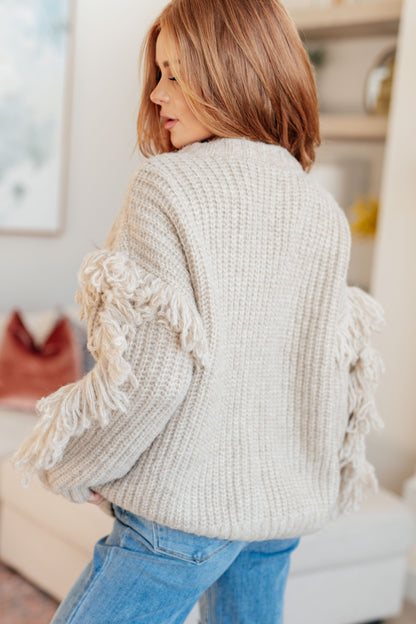 Haptics • Ask Me About It • Fringe Cardigan