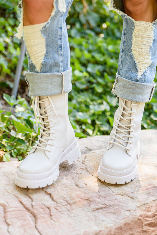 Qupid • Autumn Feels Combat Boots