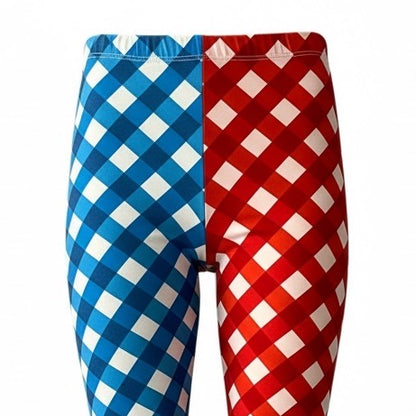LuLaRoe Buttery Soft Leggings • Red White Blue Check
