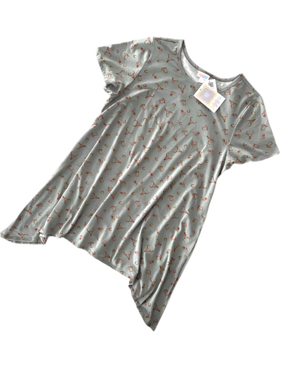Melissa - Green Brown Western Print