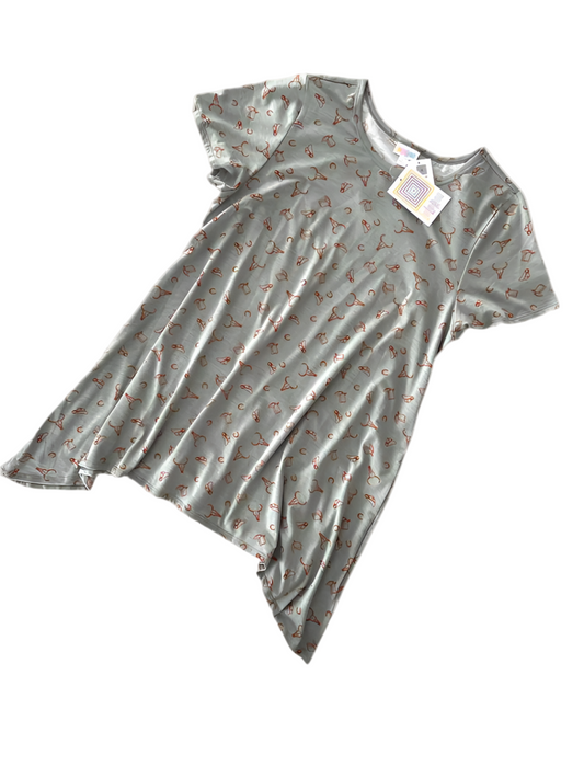 Melissa - Green Brown Western Print