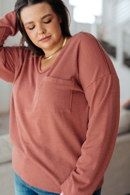 BiBi • Behind The Scenes Waffle Knit Top