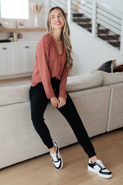 BiBi • Behind The Scenes Waffle Knit Top