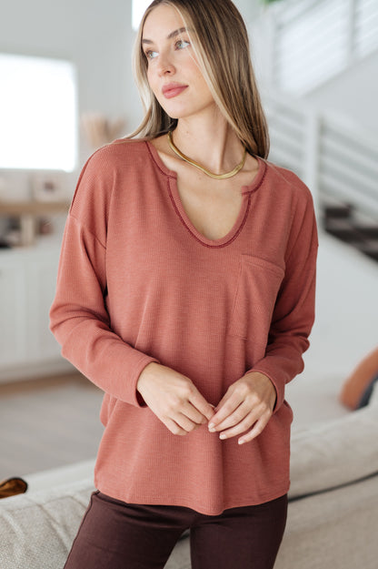 BiBi • Behind The Scenes Waffle Knit Top