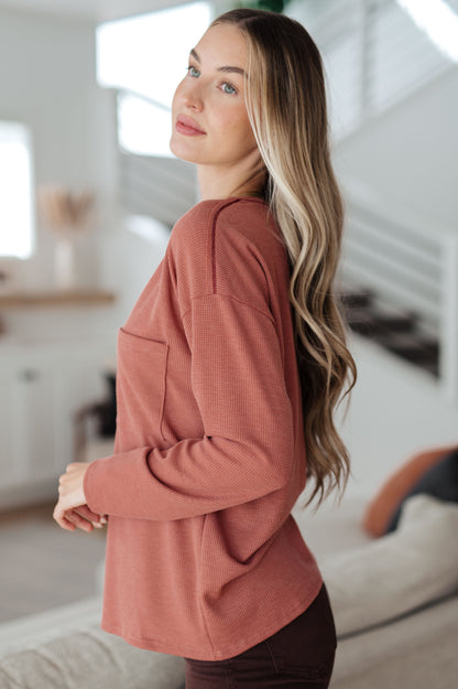 BiBi • Behind The Scenes Waffle Knit Top