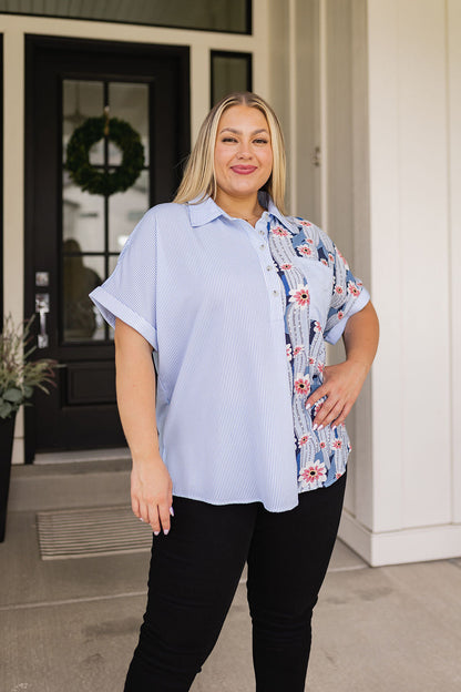 Jodifl • Best Of Both Worlds Button Down Top