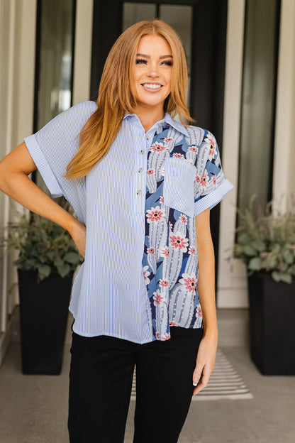Jodifl • Best Of Both Worlds Button Down Top