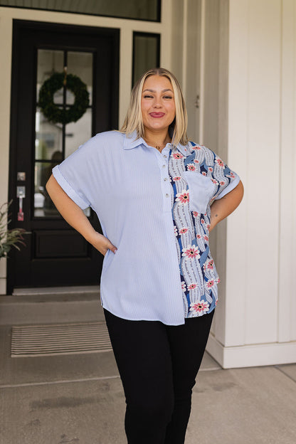 Jodifl • Best Of Both Worlds Button Down Top