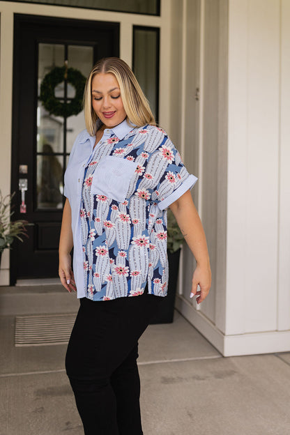 Jodifl • Best Of Both Worlds Button Down Top