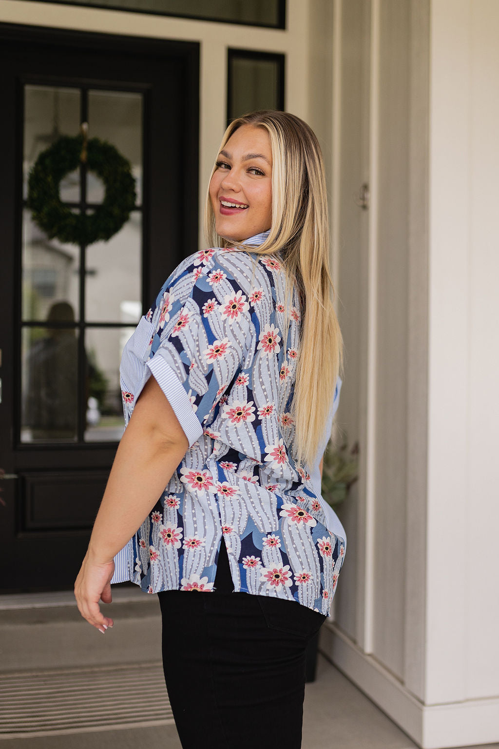 Jodifl • Best Of Both Worlds Button Down Top