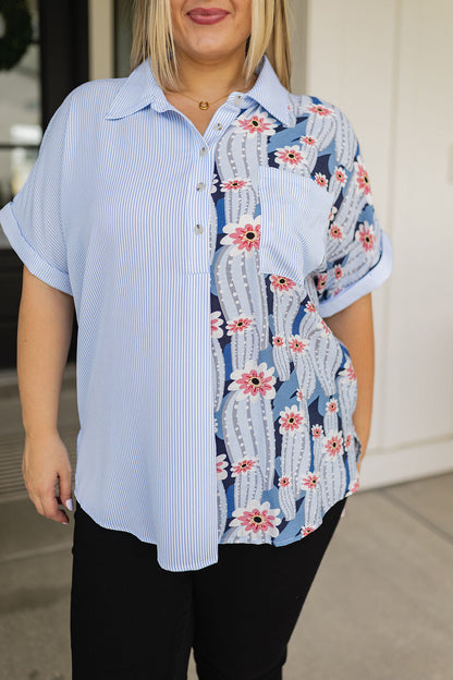Jodifl • Best Of Both Worlds Button Down Top