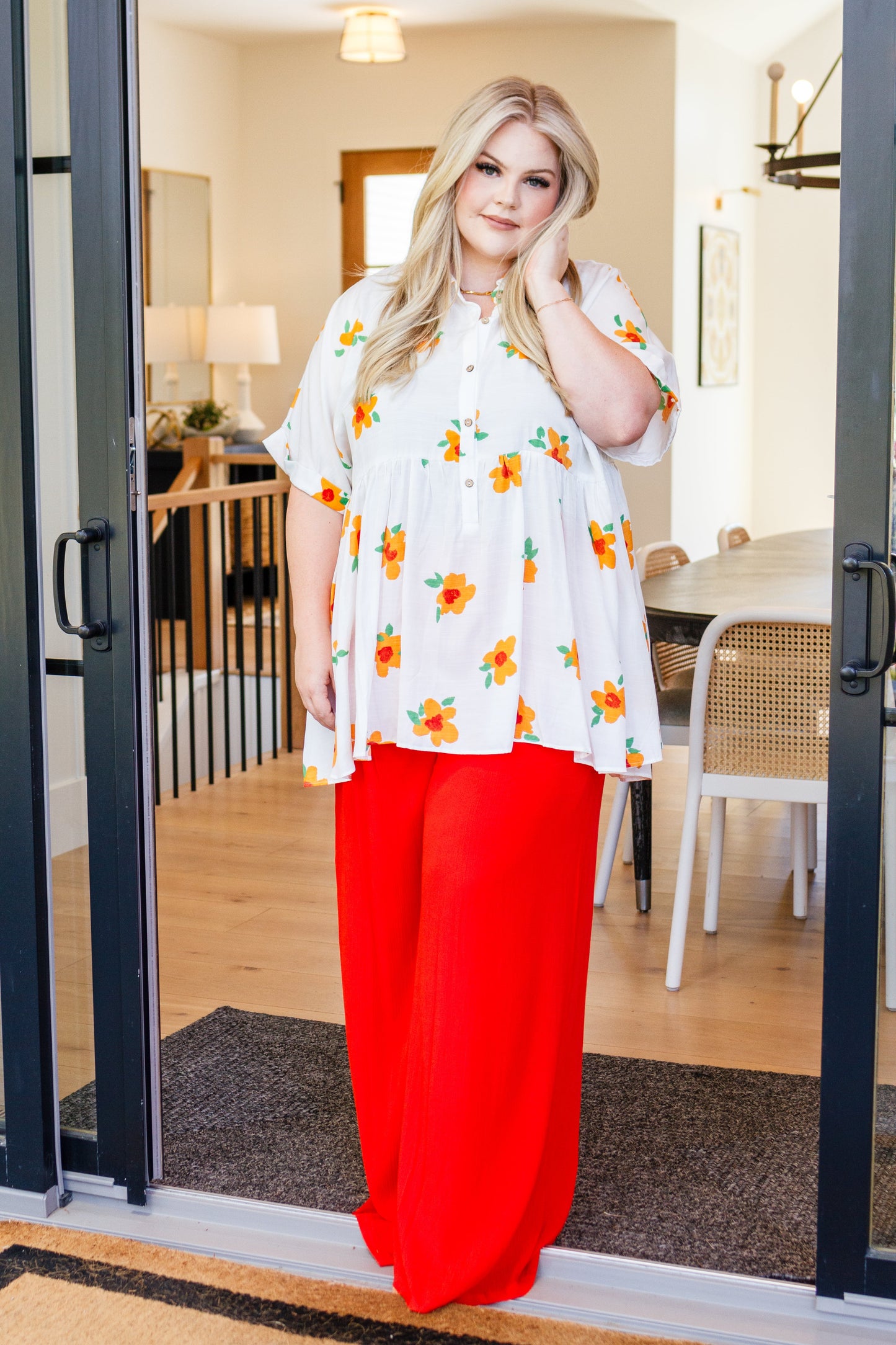 Jodifl • Blissed Out Button Up Babydoll Tunic