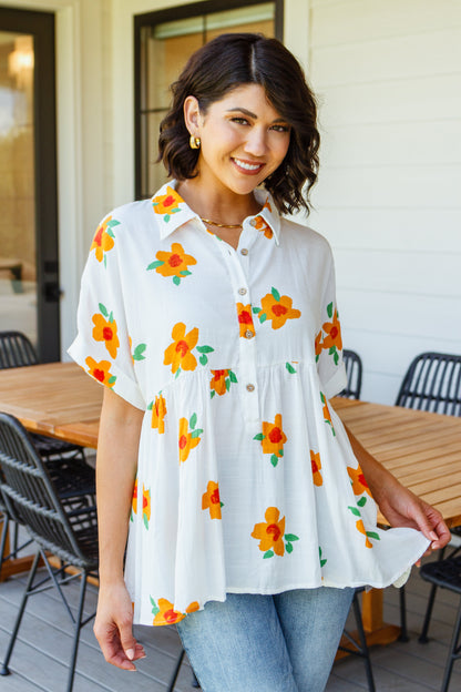 Jodifl • Blissed Out Button Up Babydoll Tunic