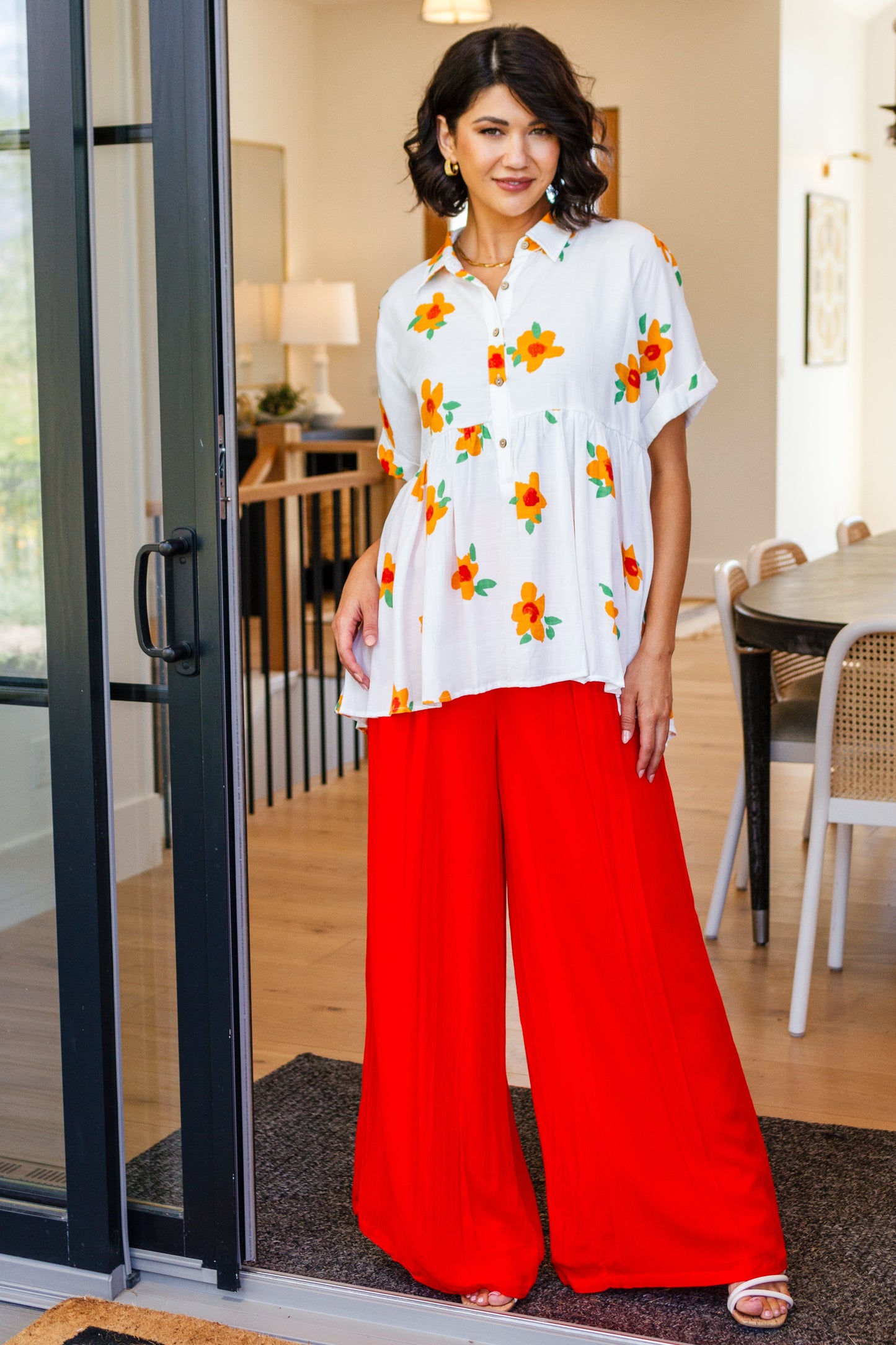 Jodifl • Blissed Out Button Up Babydoll Tunic