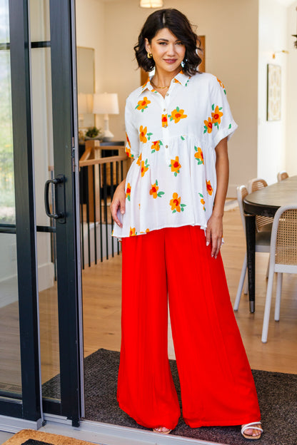 Jodifl • Blissed Out Button Up Babydoll Tunic