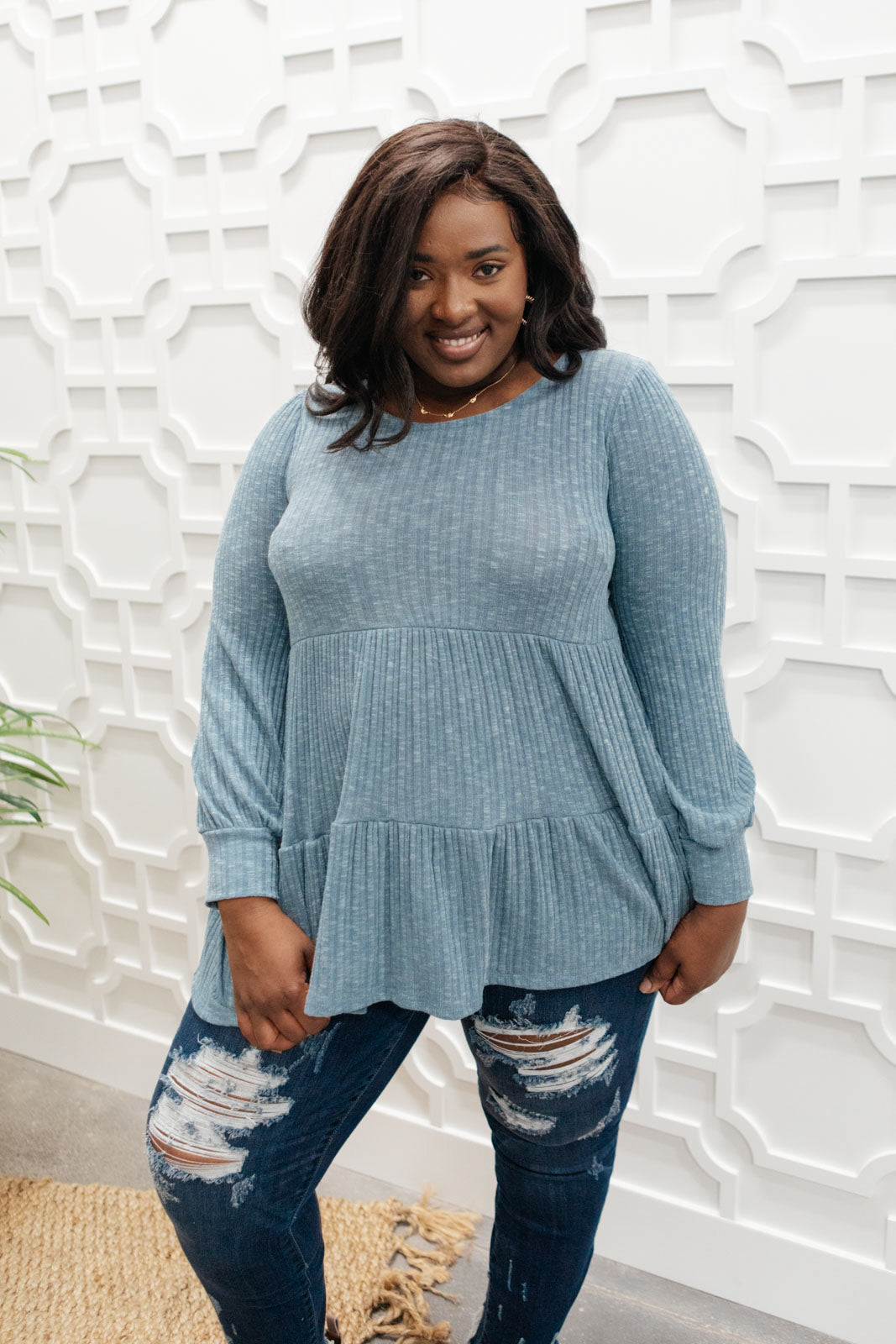 Made in the USA • Blue Pathways Top