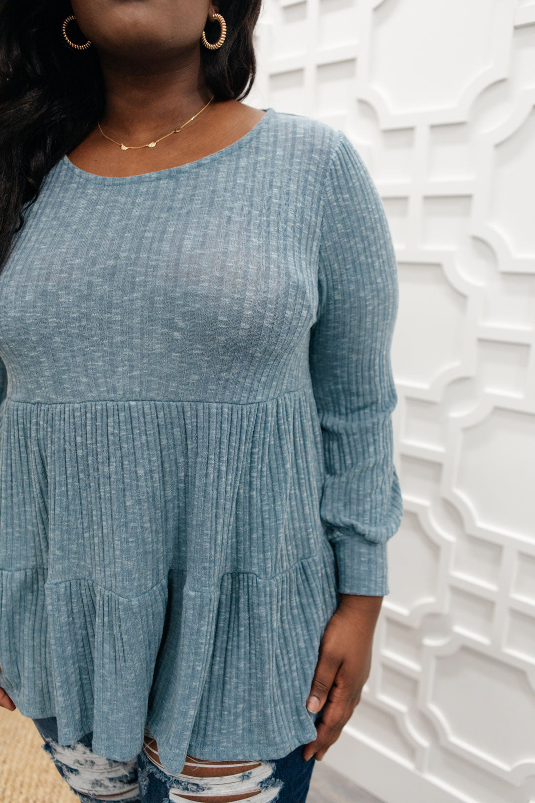 Made in the USA • Blue Pathways Top