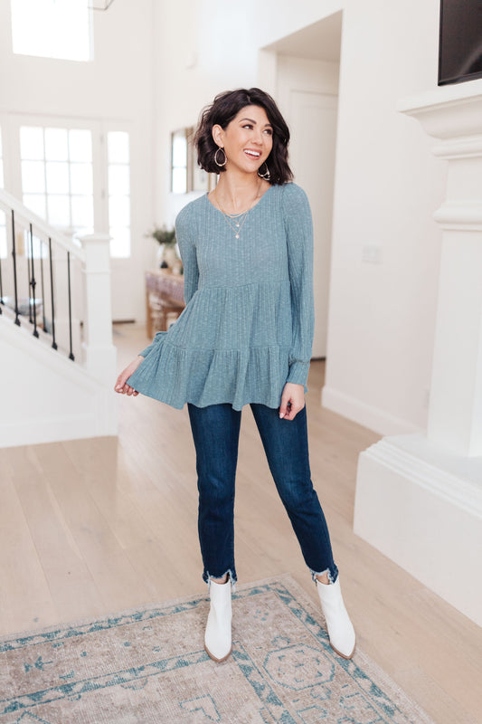 Made in the USA • Blue Pathways Top