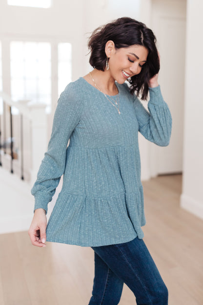 Made in the USA • Blue Pathways Top