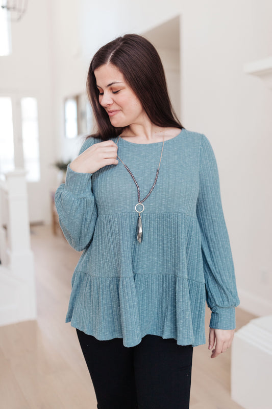 Made in the USA • Blue Pathways Top