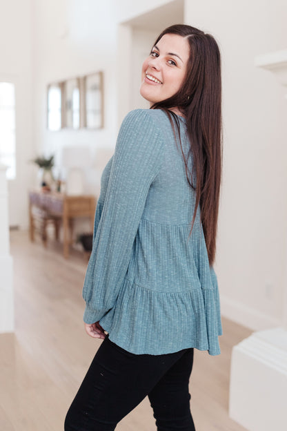Made in the USA • Blue Pathways Top
