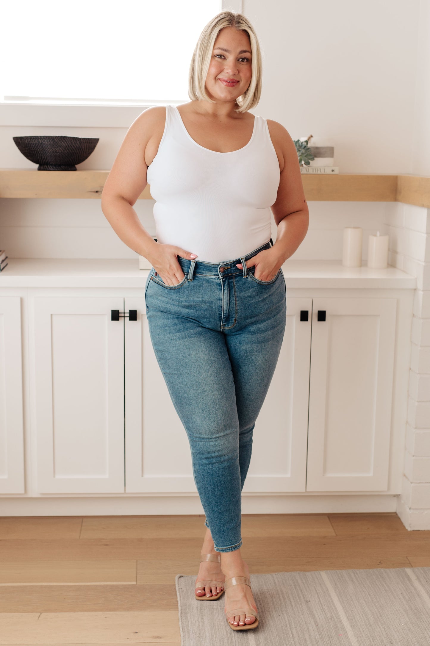 Judy Blue • Bryant High Rise Thermal Skinny Jean