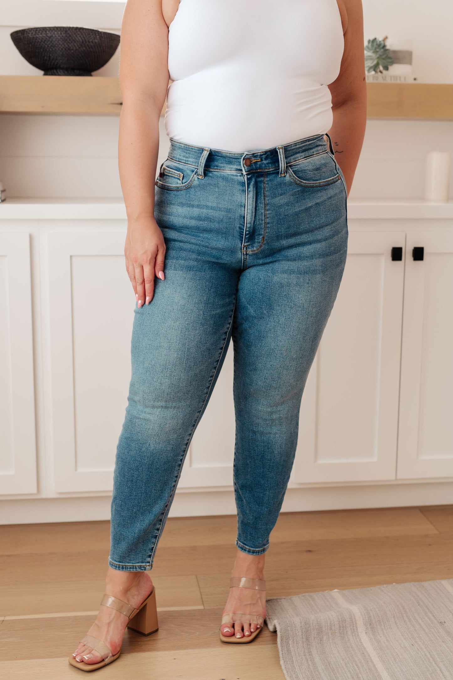 Judy Blue • Bryant High Rise Thermal Skinny Jean