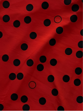 LuLaRoe Cassie Pencil Skirt • Vintage  Rare Print • Red with Black Polka Dots