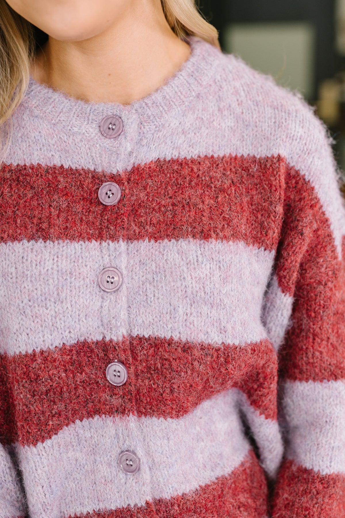 Haptics • Callin' Be Back Again • Casual Button Down Sweater