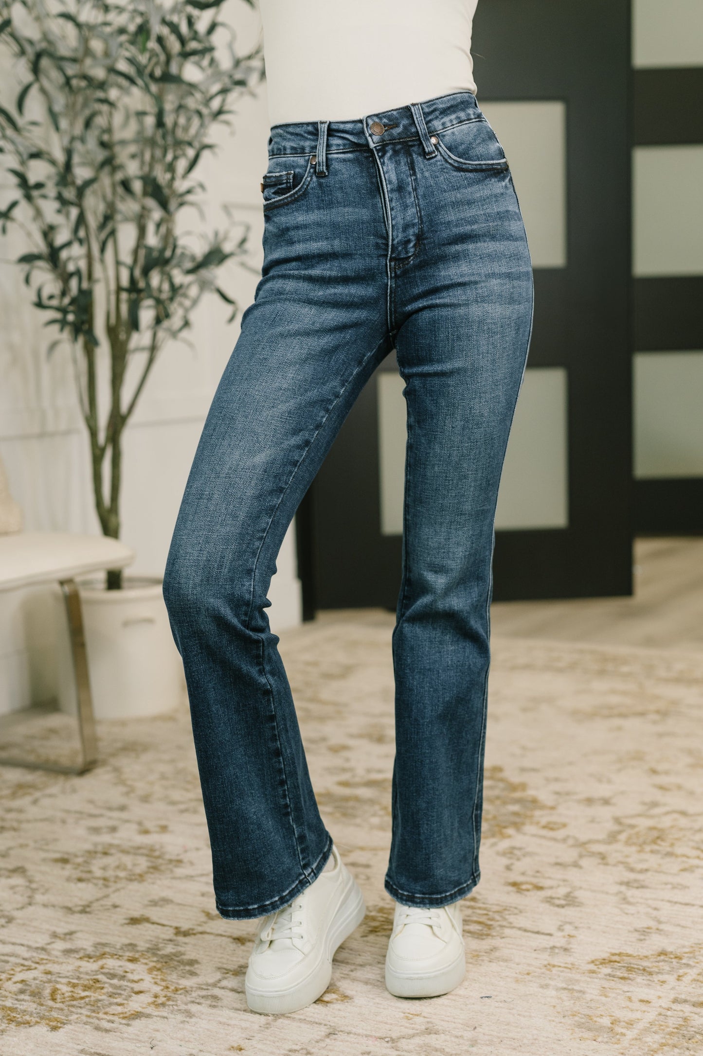 Judy Blue  • Camille • High Waist Tummy Control Bootcut Jean