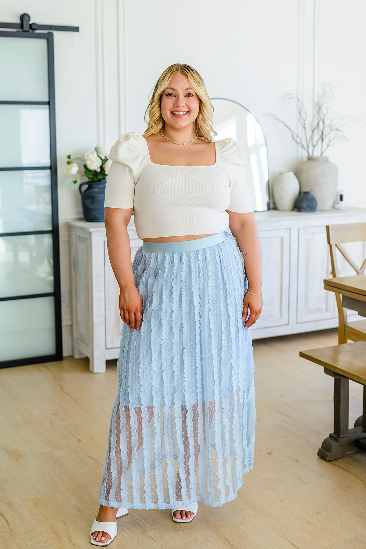 143 Story • Cascading Ruffles A-Line Skirt