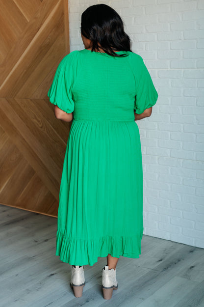 Jodifl • Catch a Cloud and Pin it Down Smocked Bodice Dress