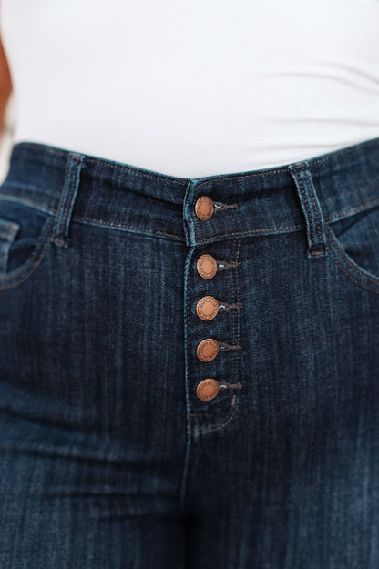 Judy Blue • Celecia High Waist Hand Sanded Resin Skinny Jeans