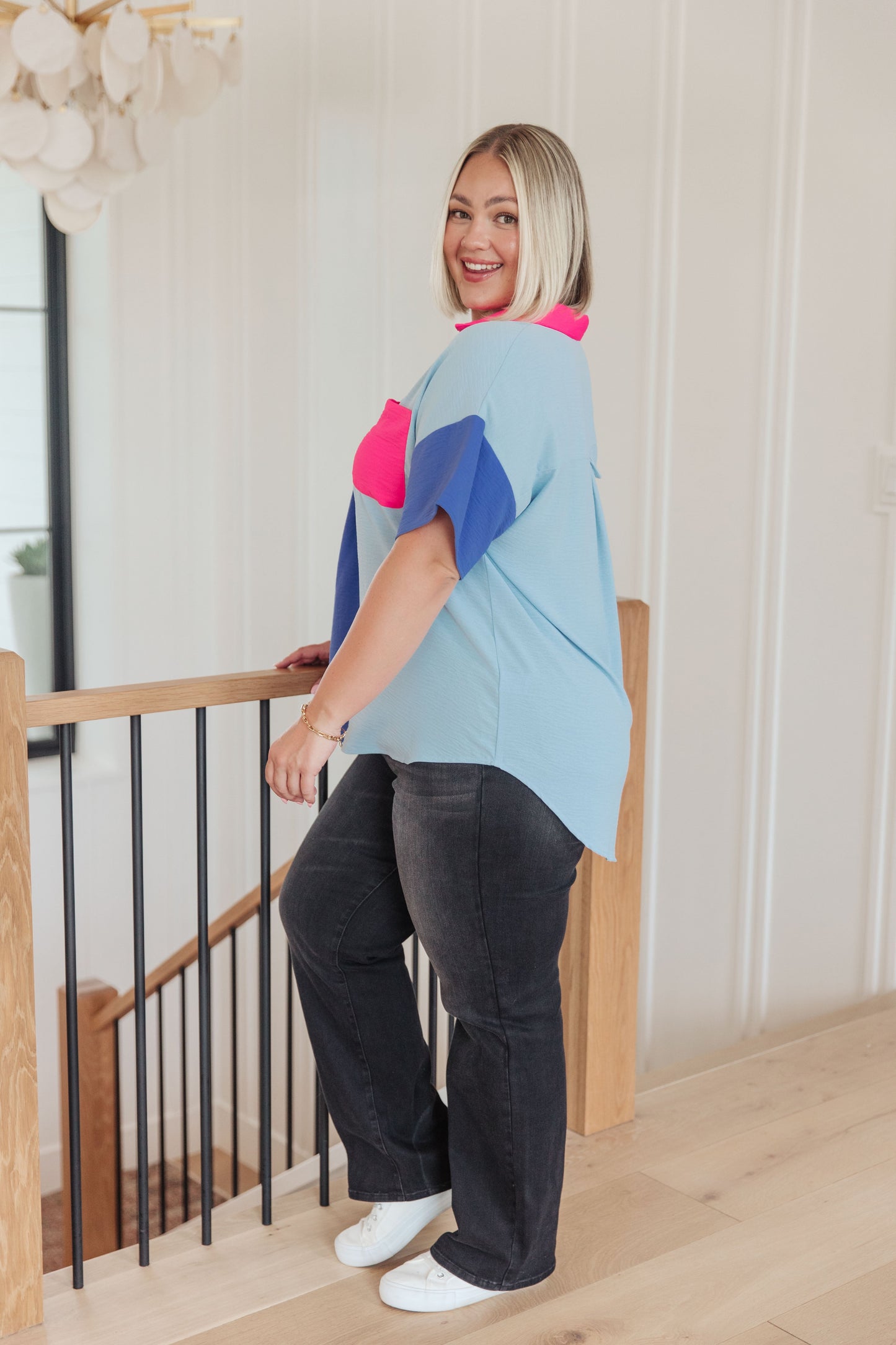 Jodifl • Color Me Cool Color Block Top