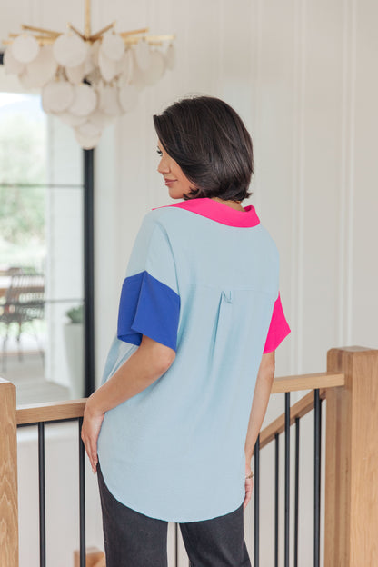 Jodifl • Color Me Cool Color Block Top