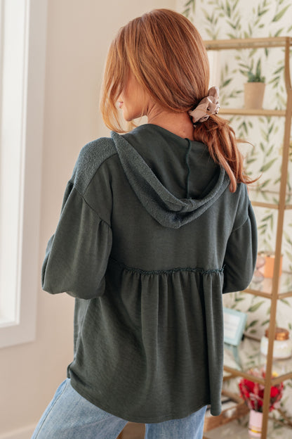 She's Not Wrong • Hooded V-Neck Pullover