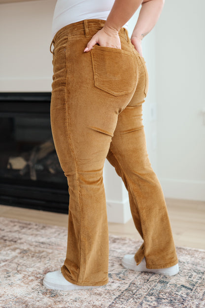 Judy Blue • Cordelia Bootcut Corduroy Pants in Camel