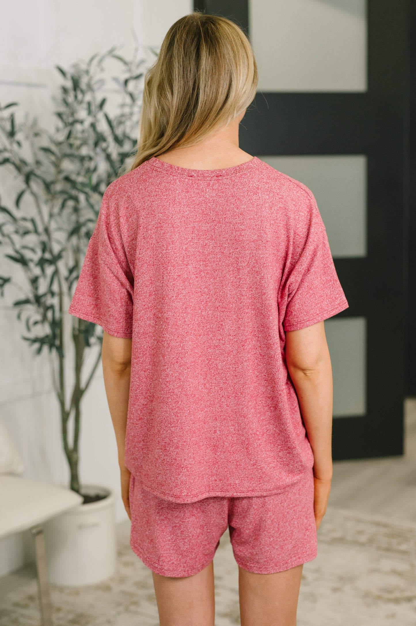 Zenana • Couldn't Help It Melange Set in Dark Red