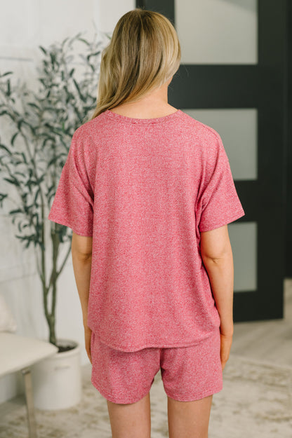 Zenana • Couldn't Help It Melange Set in Dark Red