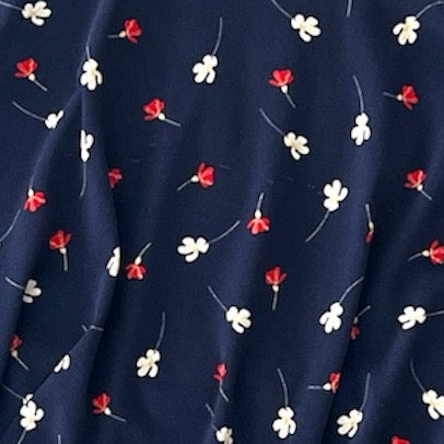 LuLaRoe Nicki • A-Line • Sleeveless • Fit and Flare Dress • Red White and Blue Floral