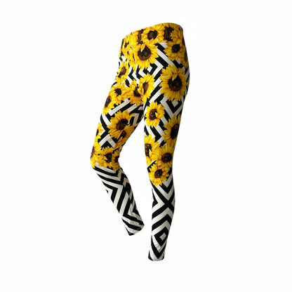 LuLaRoe Buttery Soft Leggings • Sunflowers