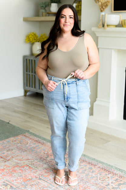 Judy Blue • Cooper •. High Rise Vintage Denim Jogger