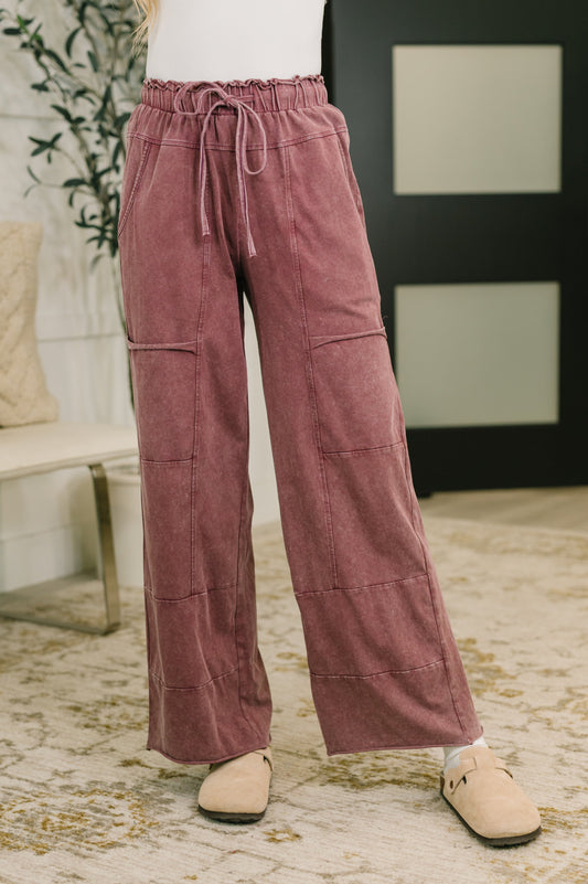 100% Cotton • Darlin' So It Goes • Mineral Wash High Waisted Sweats