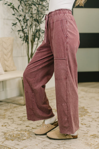 100% Cotton • Darlin' So It Goes • Mineral Wash High Waisted Sweats