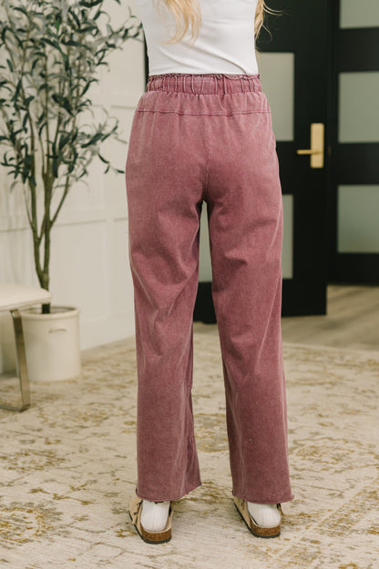 100% Cotton • Darlin' So It Goes • Mineral Wash High Waisted Sweats